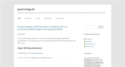 Desktop Screenshot of jamilkaligrafi.com